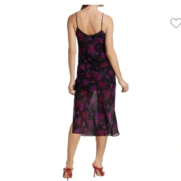 RAG & BONE Mallory Printed Slip Dress NWT size 2 - Picture 2 of 6